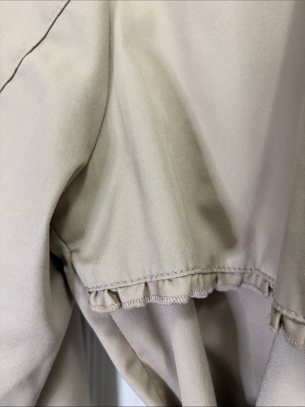 H&M Light Beige Double-Breasted Trench with Belt - Picture 10 of 16